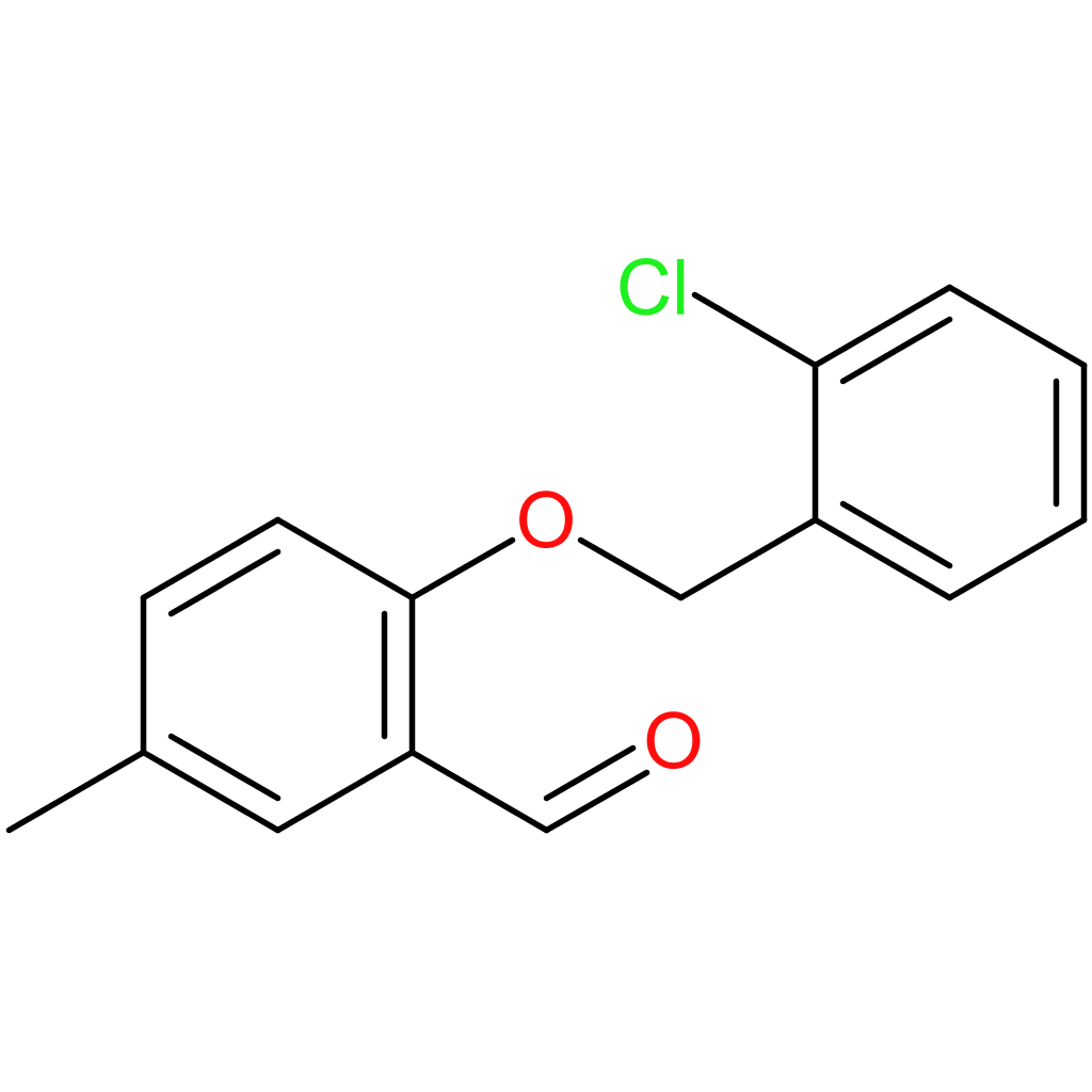 2-((2-chlorobenzyl)oxy)-5-methylbenzaldehyde