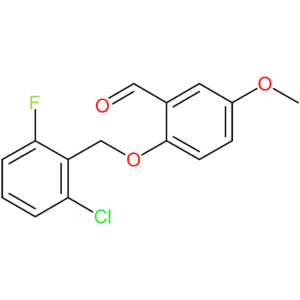 2-((2-chloro-6-fluorobenzyl)oxy)-5-methoxybenzaldehyde