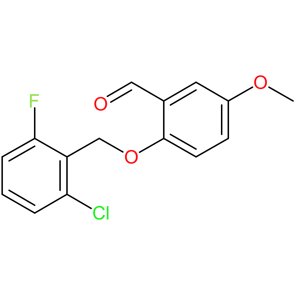 2-((2-chloro-6-fluorobenzyl)oxy)-5-methoxybenzaldehyde