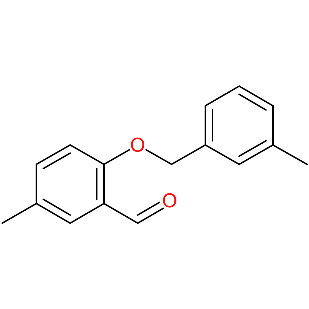 5-methyl-2-((3-methylbenzyl)oxy)benzaldehyde