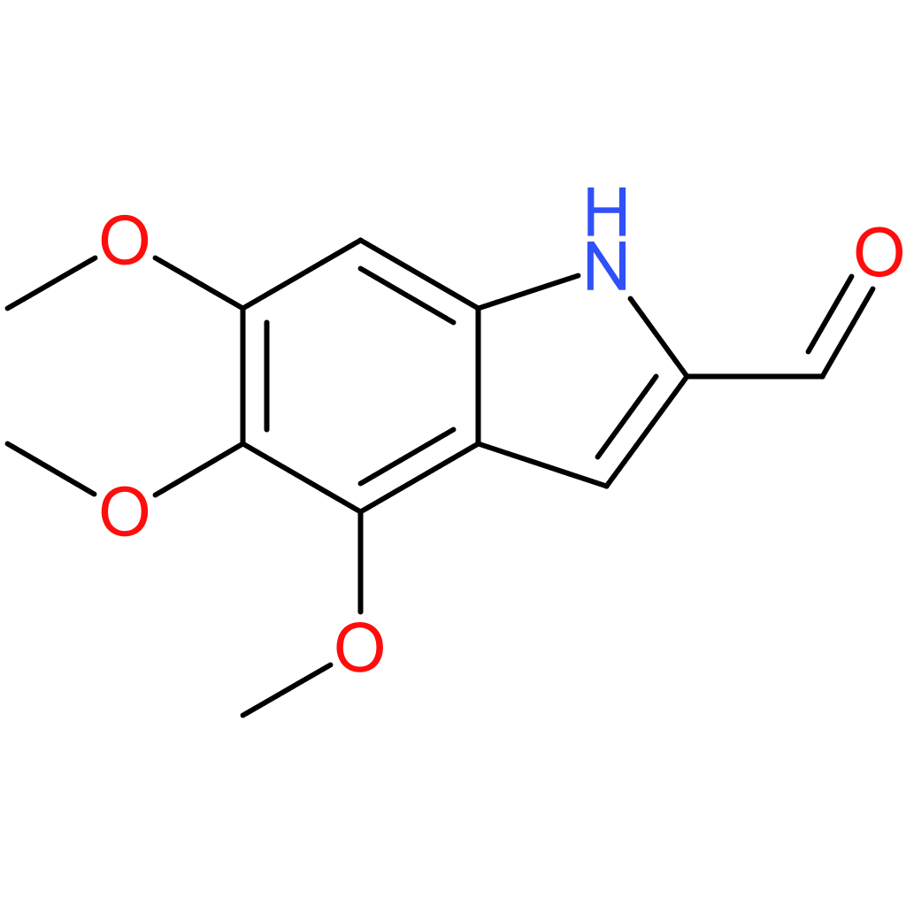 4,5,6-trimethoxy-1H-indole-2-carbaldehyde