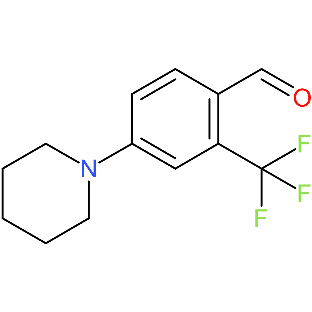 4-(piperidin-1-yl)-2-(trifluoromethyl)benzaldehyde