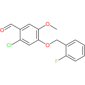 2-chloro-4-((2-fluorobenzyl)oxy)-5-methoxybenzaldehyde