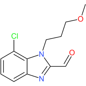 7-chloro-1-(3-methoxypropyl)-1H-benzo[d]imidazole-2-carbaldehyde
