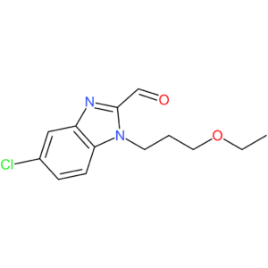 5-chloro-1-(3-ethoxypropyl)-1H-benzo[d]imidazole-2-carbaldehyde