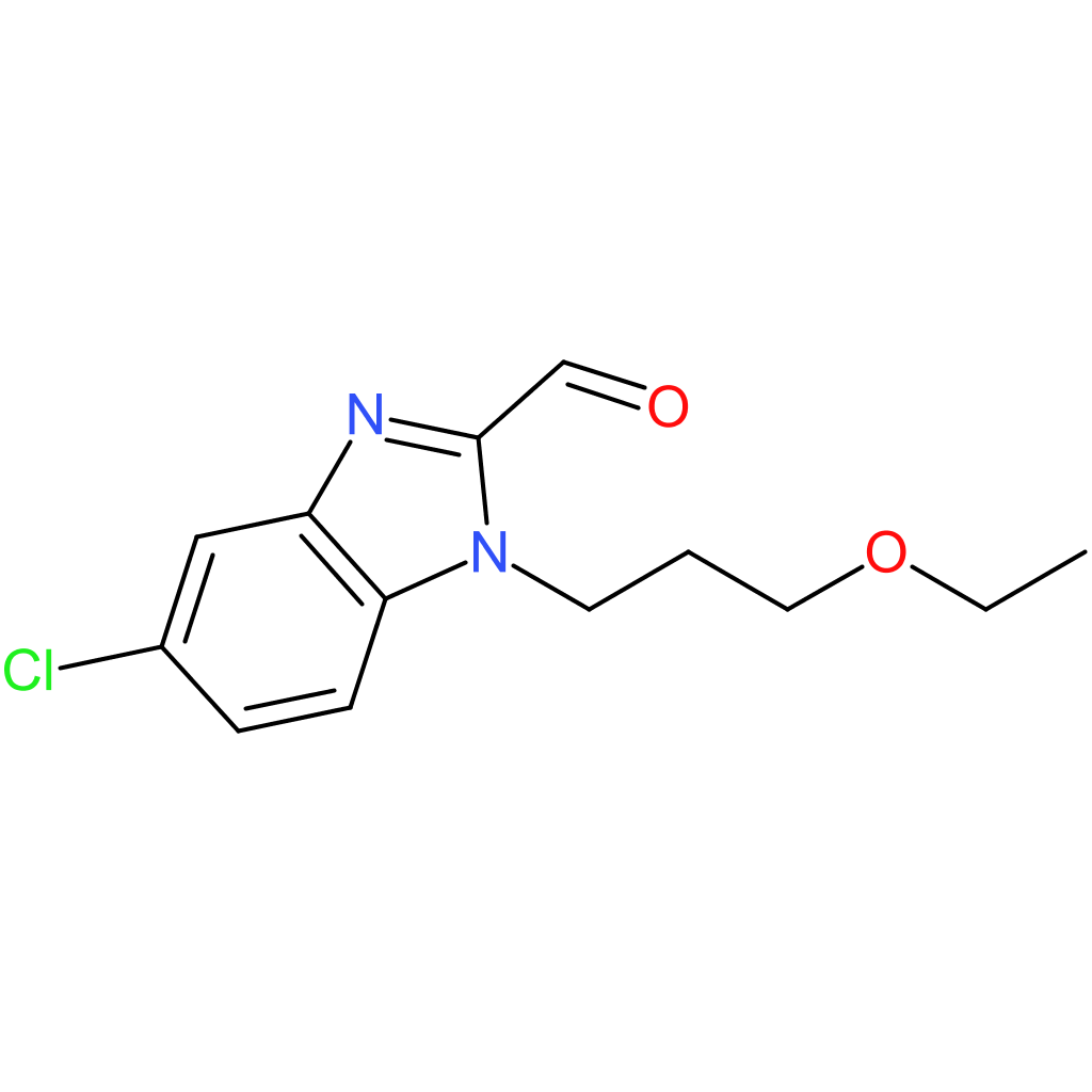 5-chloro-1-(3-ethoxypropyl)-1H-benzo[d]imidazole-2-carbaldehyde