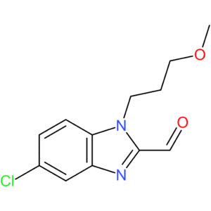 5-chloro-1-(3-methoxypropyl)-1H-benzo[d]imidazole-2-carbaldehyde