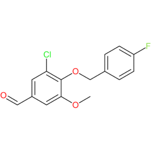 3-chloro-4-((4-fluorobenzyl)oxy)-5-methoxybenzaldehyde
