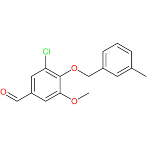 3-chloro-5-methoxy-4-((3-methylbenzyl)oxy)benzaldehyde