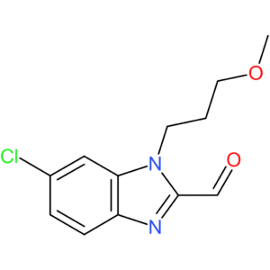 6-chloro-1-(3-methoxypropyl)-1H-benzo[d]imidazole-2-carbaldehyde