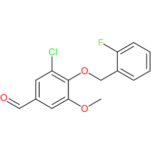 3-chloro-4-((2-fluorobenzyl)oxy)-5-methoxybenzaldehyde