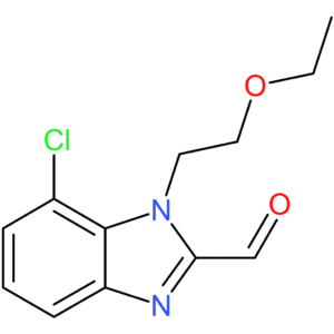 7-chloro-1-(2-ethoxyethyl)-1H-benzo[d]imidazole-2-carbaldehyde