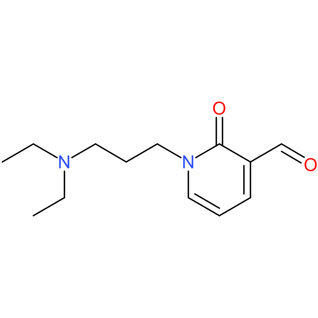 1-(3-(diethylamino)propyl)-2-oxo-1,2-dihydropyridine-3-carbaldehyde