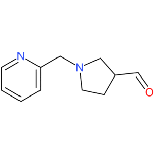 1-(pyridin-2-ylmethyl)pyrrolidine-3-carbaldehyde