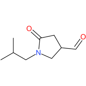 1-isobutyl-5-oxopyrrolidine-3-carbaldehyde