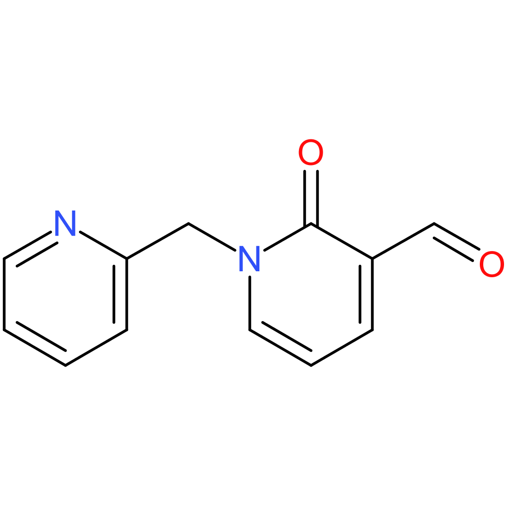 2-oxo-1-(pyridin-2-ylmethyl)-1,2-dihydropyridine-3-carbaldehyde