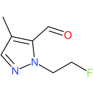1-(2-fluoroethyl)-4-methyl-1H-pyrazole-5-carbaldehyde