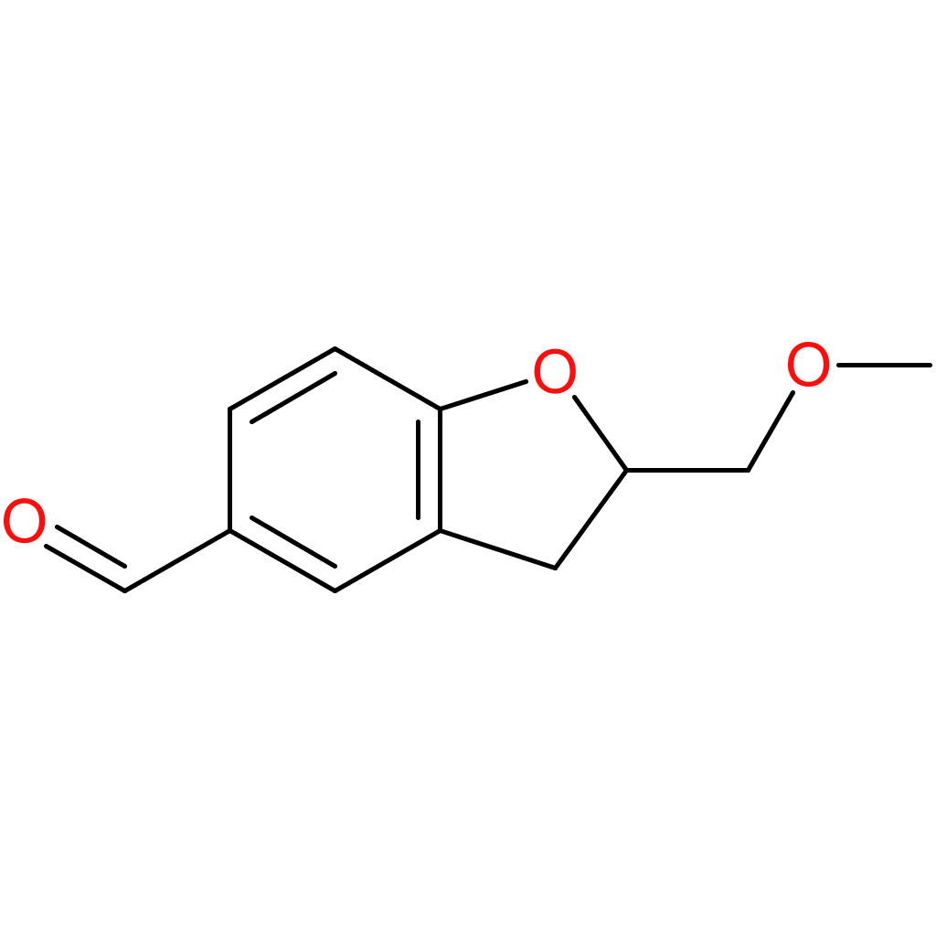2-(methoxymethyl)-2,3-dihydrobenzofuran-5-carbaldehyde