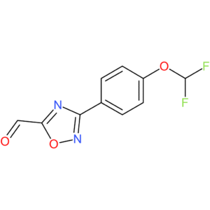 3-(4-(difluoromethoxy)phenyl)-1,2,4-oxadiazole-5-carbaldehyde