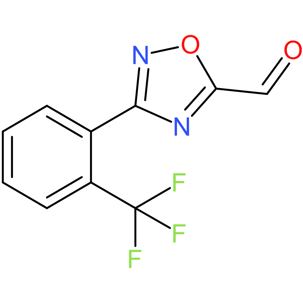 3-(2-(trifluoromethyl)phenyl)-1,2,4-oxadiazole-5-carbaldehyde