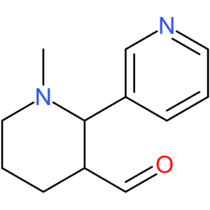 1-methyl-2-(pyridin-3-yl)piperidine-3-carbaldehyde