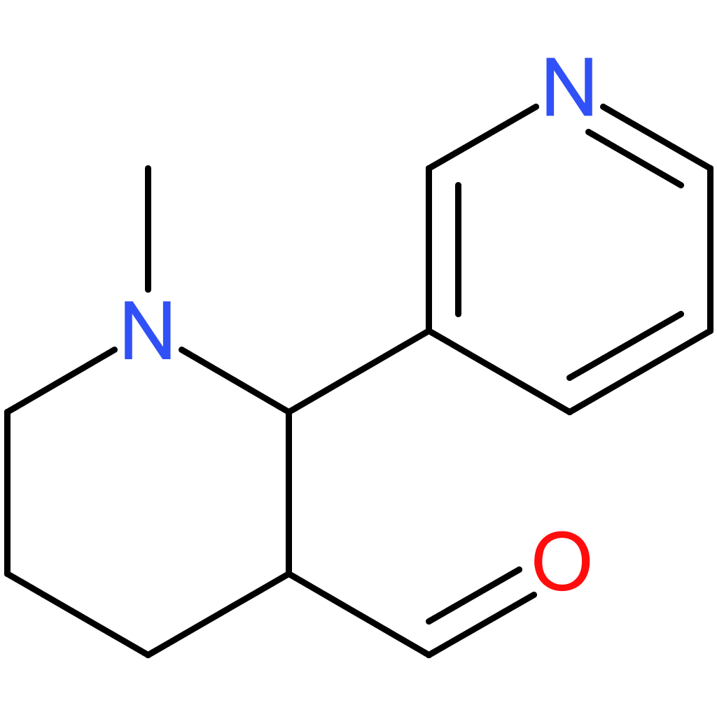 1-methyl-2-(pyridin-3-yl)piperidine-3-carbaldehyde