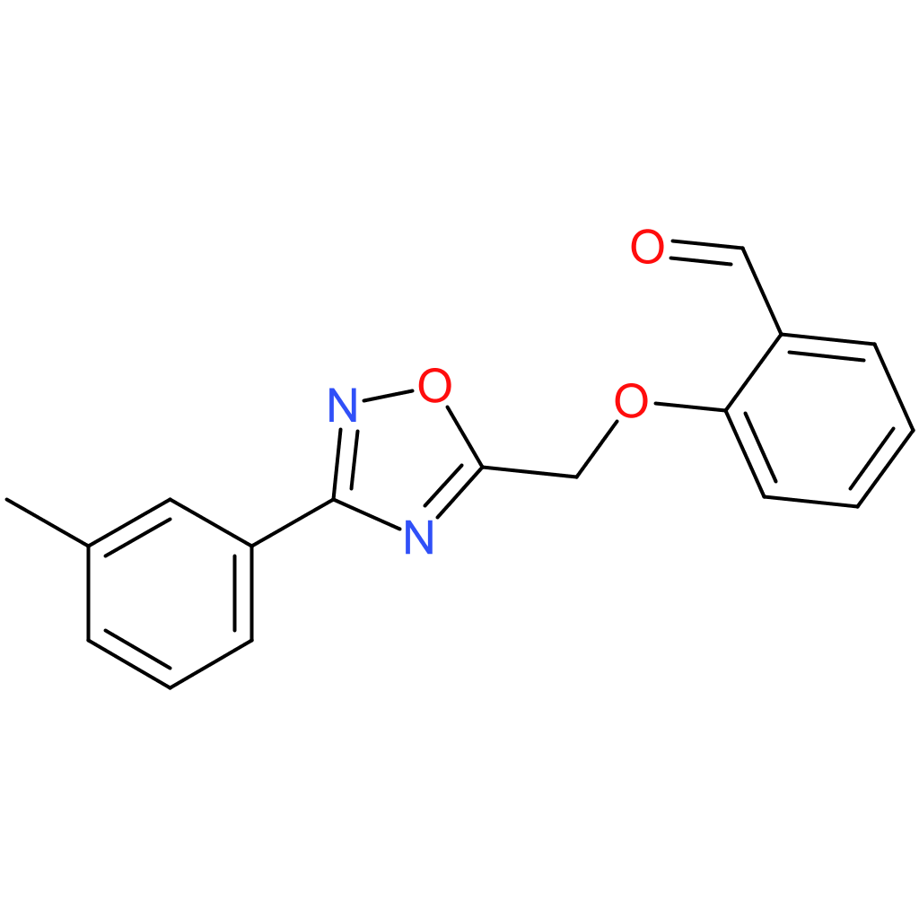 2-((3-(m-tolyl)-1,2,4-oxadiazol-5-yl)methoxy)benzaldehyde