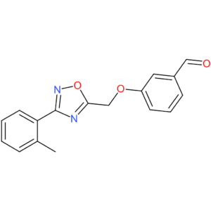 3-((3-(o-tolyl)-1,2,4-oxadiazol-5-yl)methoxy)benzaldehyde