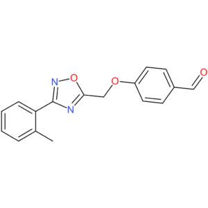 4-((3-(o-tolyl)-1,2,4-oxadiazol-5-yl)methoxy)benzaldehyde