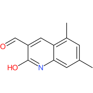 2-hydroxy-5,7-dimethylquinoline-3-carbaldehyde