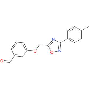 3-((3-(p-tolyl)-1,2,4-oxadiazol-5-yl)methoxy)benzaldehyde