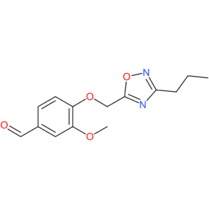 3-methoxy-4-((3-propyl-1,2,4-oxadiazol-5-yl)methoxy)benzaldehyde