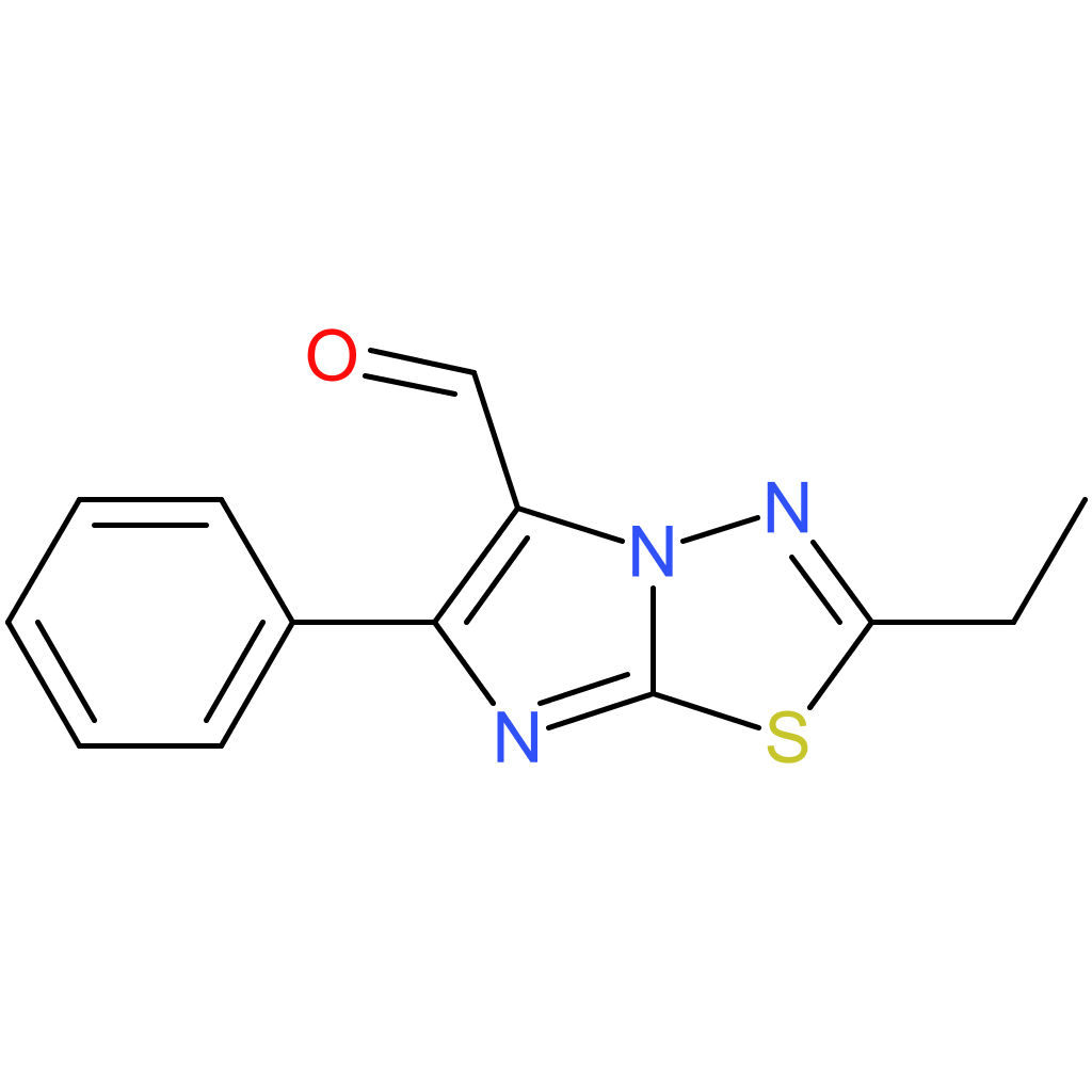 2-ethyl-6-phenylimidazo[2,1-b][1,3,4]thiadiazole-5-carbaldehyde