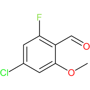 4-chloro-2-fluoro-6-methoxybenzaldehyde