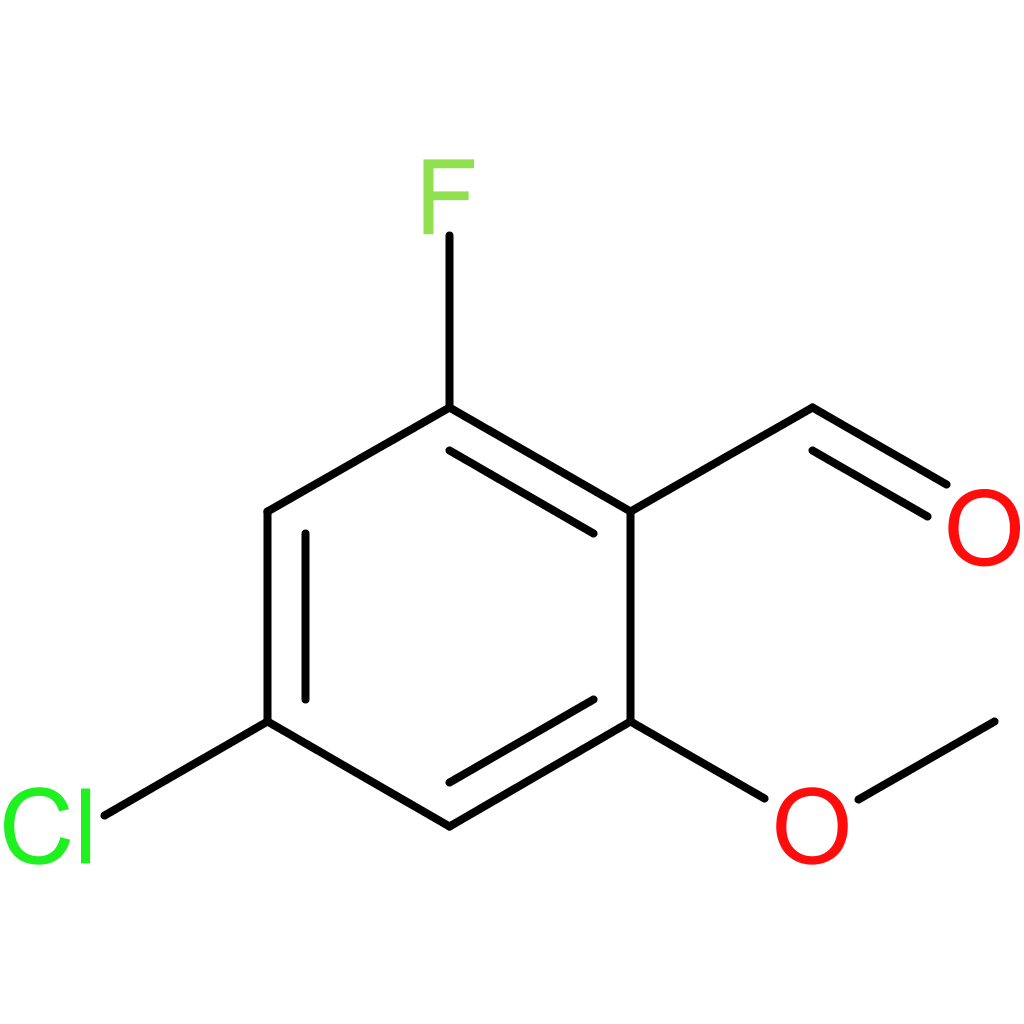 4-chloro-2-fluoro-6-methoxybenzaldehyde