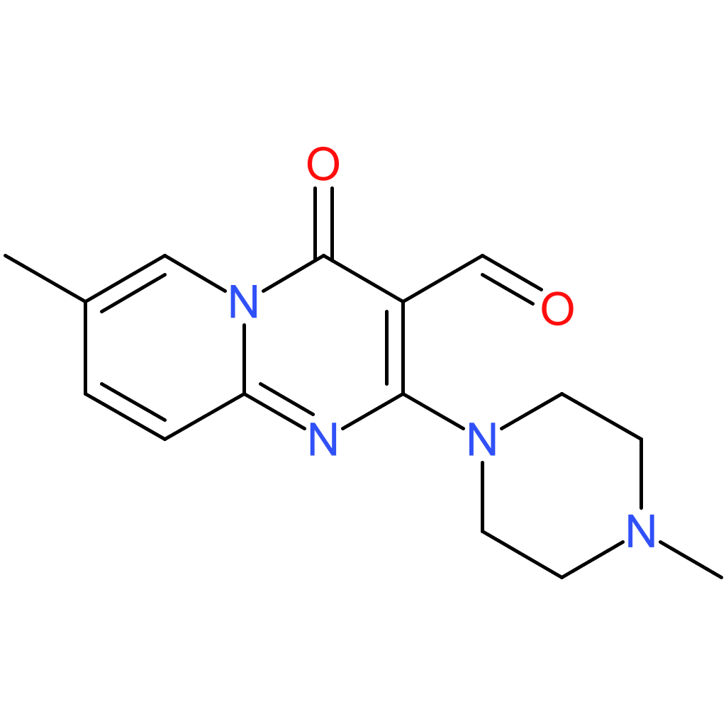 7-methyl-2-(4-methylpiperazin-1-yl)-4-oxo-4H-pyrido[1,2-a]pyrimidine-3-carbaldehyde
