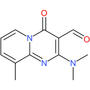 2-(dimethylamino)-9-methyl-4-oxo-4H-pyrido[1,2-a]pyrimidine-3-carbaldehyde