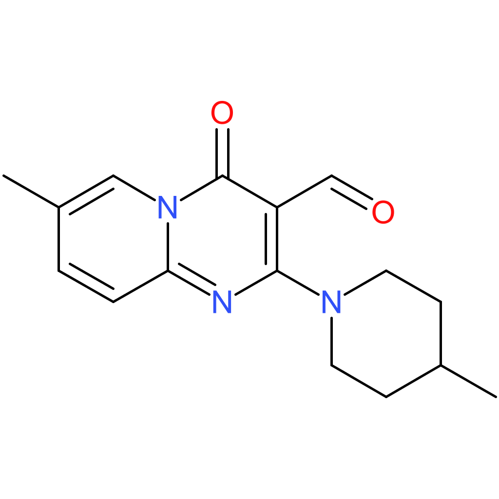 7-methyl-2-(4-methylpiperidin-1-yl)-4-oxo-4H-pyrido[1,2-a]pyrimidine-3-carbaldehyde