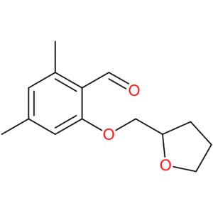 2,4-dimethyl-6-((tetrahydrofuran-2-yl)methoxy)benzaldehyde