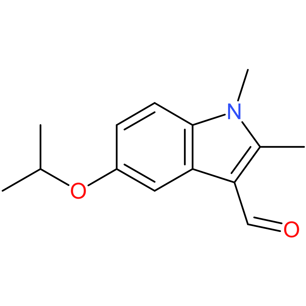 5-isopropoxy-1,2-dimethyl-1H-indole-3-carbaldehyde