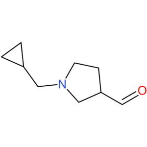 1-(cyclopropylmethyl)pyrrolidine-3-carbaldehyde