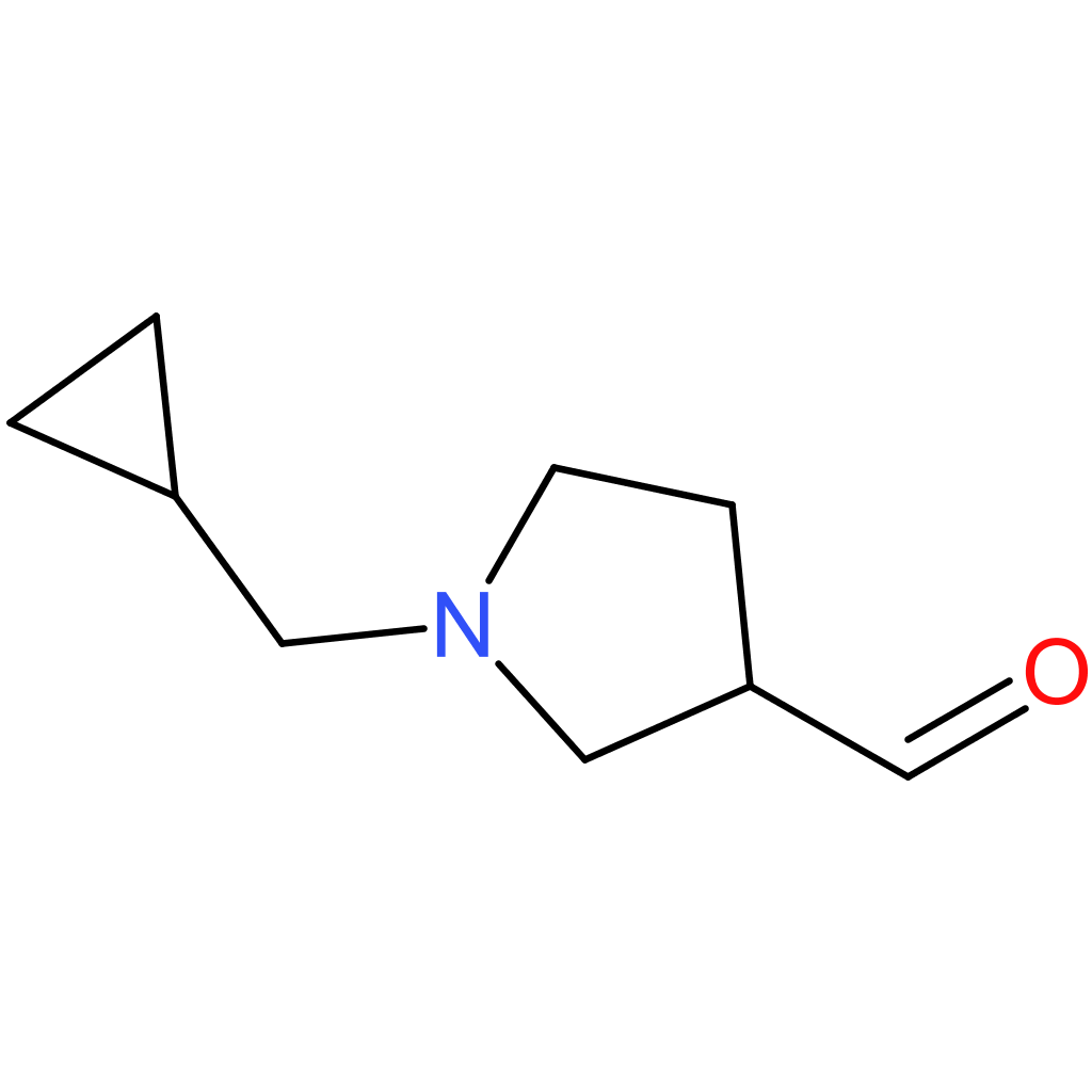 1-(cyclopropylmethyl)pyrrolidine-3-carbaldehyde