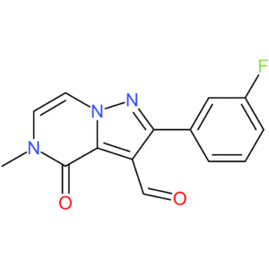 2-(3-fluorophenyl)-5-methyl-4-oxo-4,5-dihydropyrazolo[1,5-a]pyrazine-3-carbaldehyde