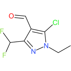 5-chloro-3-(difluoromethyl)-1-ethyl-1H-pyrazole-4-carbaldehyde