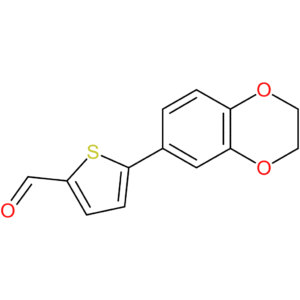 5-(2,3-dihydrobenzo[b][1,4]dioxin-6-yl)thiophene-2-carbaldehyde