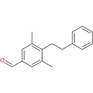 3,5-dimethyl-4-phenethylbenzaldehyde