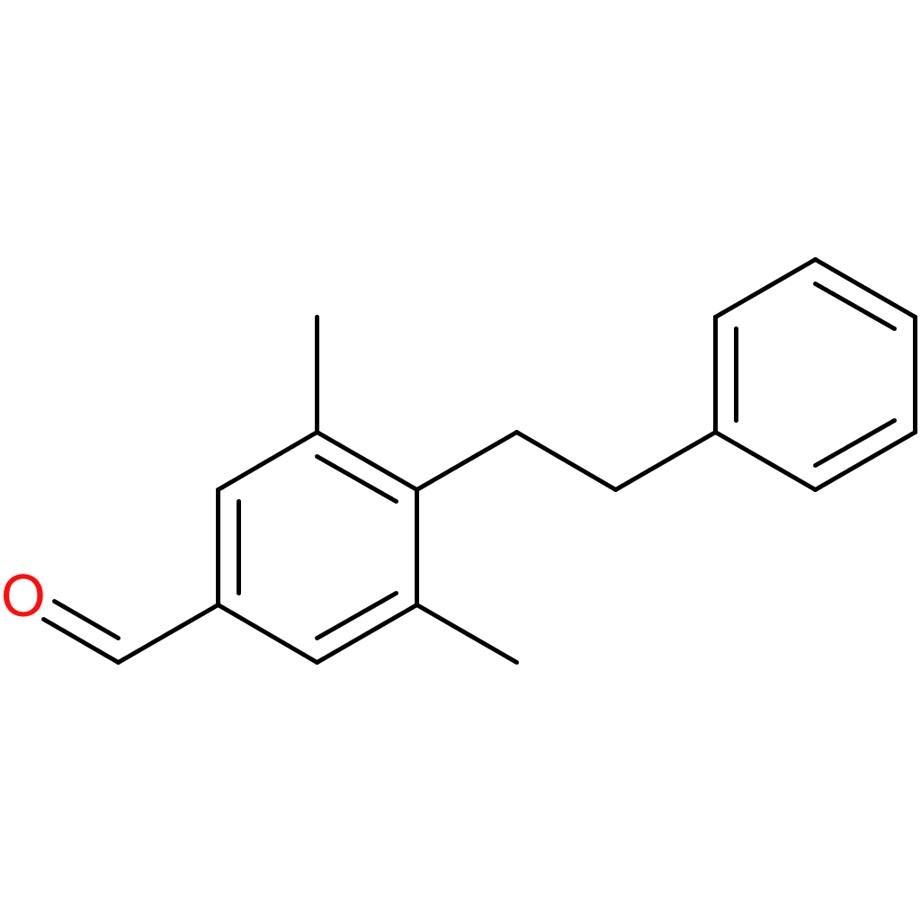 3,5-dimethyl-4-phenethylbenzaldehyde