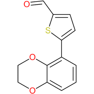 5-(2,3-dihydrobenzo[b][1,4]dioxin-5-yl)thiophene-2-carbaldehyde