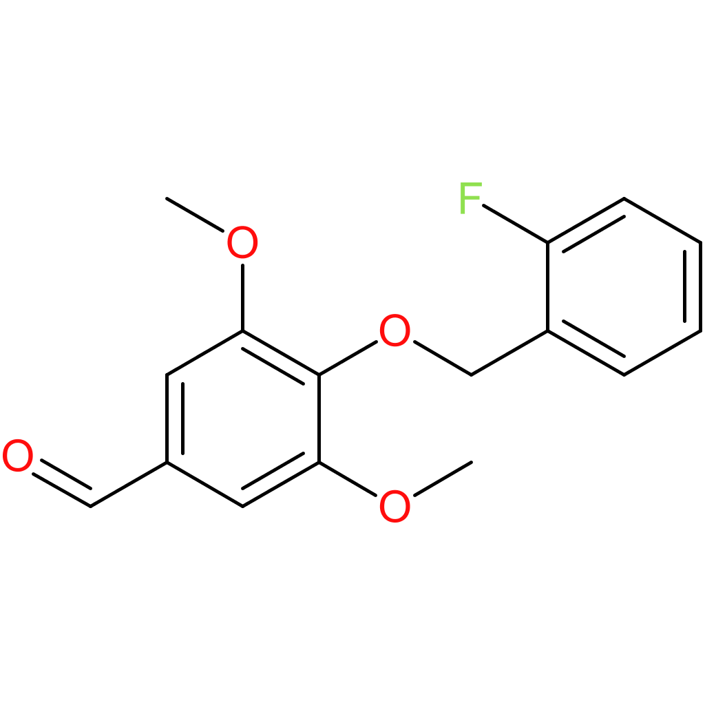 4-((2-fluorobenzyl)oxy)-3,5-dimethoxybenzaldehyde