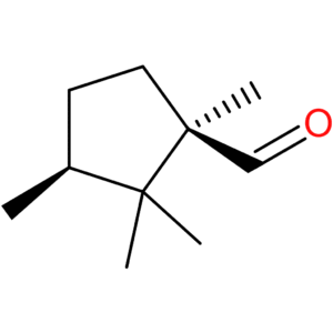 (1R,3S)-1,2,2,3-tetramethylcyclopentane-1-carbaldehyde